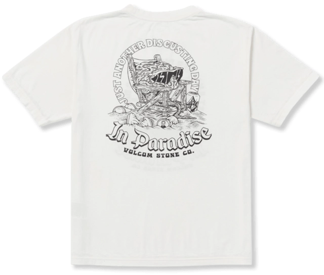 Volcom Skate Vitals Collin P SS Tee Off White - S 