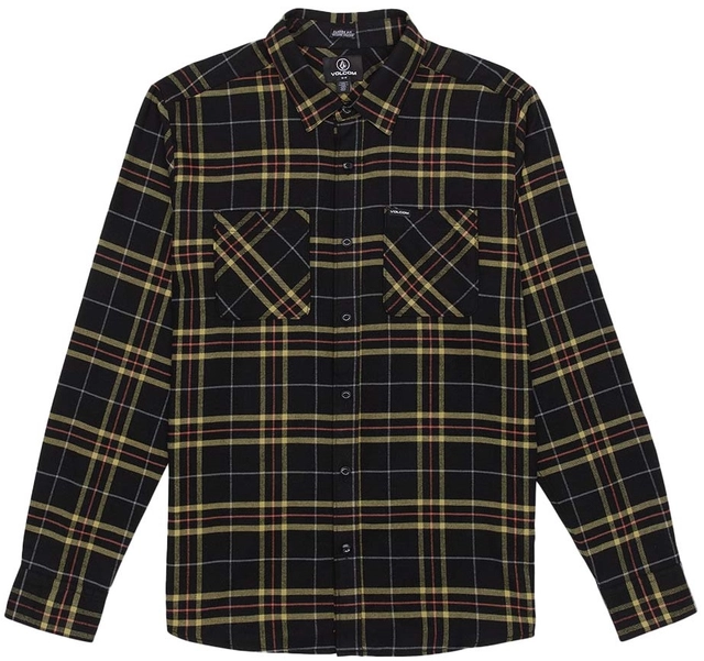 Volcom Netastone Flannel LS Black - S 