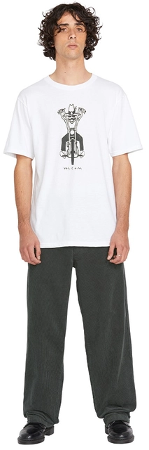 Volcom Stone Drifter SS Tee White - S 