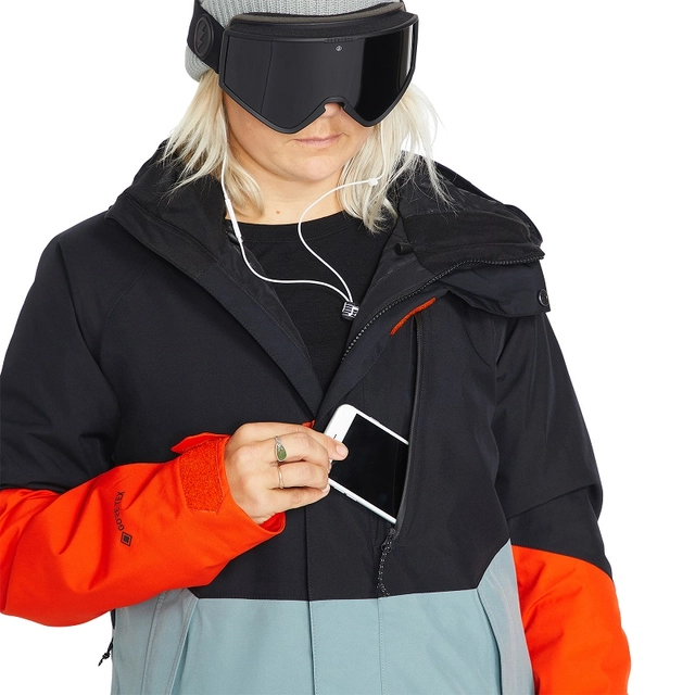 Volcom Aris Ins Gore Jacket Green Ash - M 