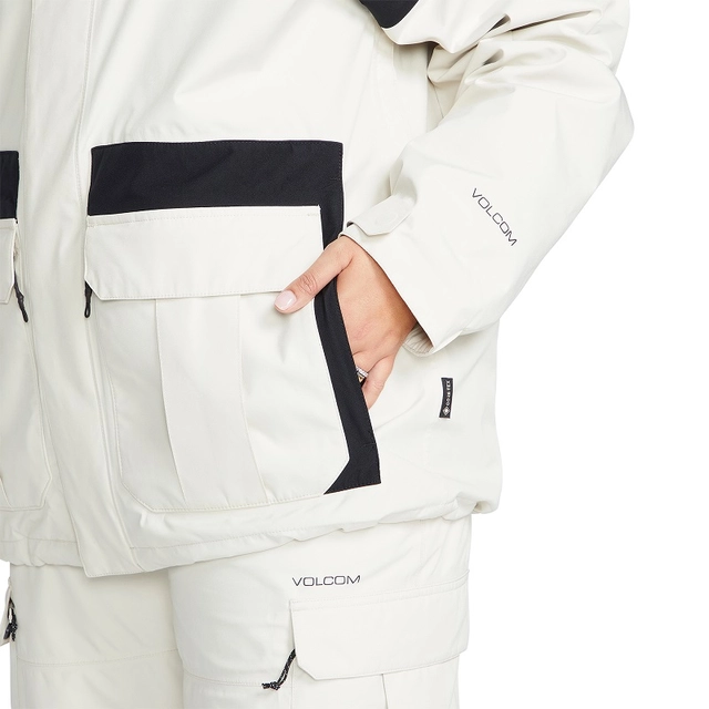 Volcom Melancon Gore-Tex Jacket Off White - L 