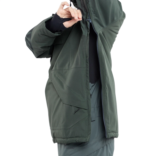 Volcom Fern Ins Gore Pullover Eucalyptus - XL 