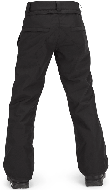 Volcom Freakin Chino Youth Ins Pant Black - XS/6år 