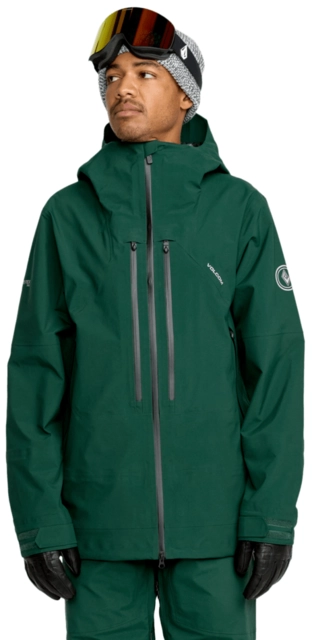 Volcom Anyox Guide Gore Pro Shell Jkt Black Green - L 