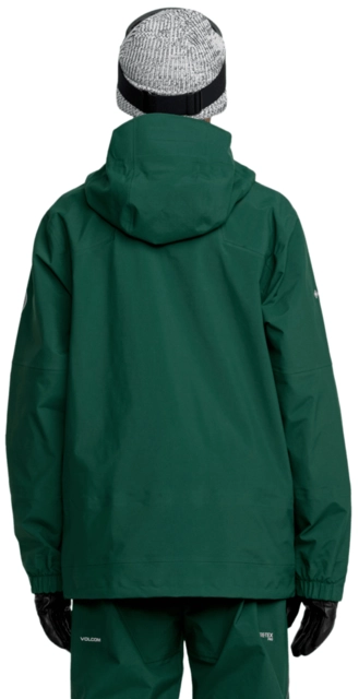 Volcom Anyox Guide Gore Pro Shell Jkt Black Green - L 