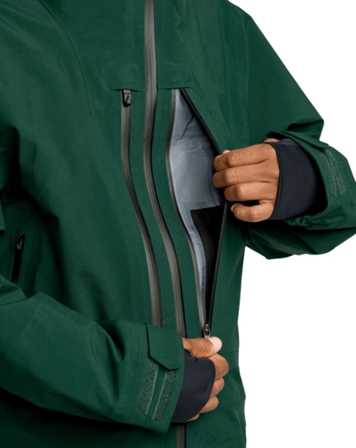 Volcom Anyox Guide Gore Pro Shell Jkt Black Green - L 