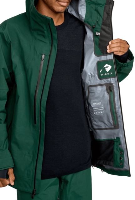 Volcom Anyox Guide Gore Pro Shell Jkt Black Green - L 