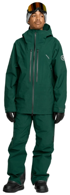 Volcom Anyox Guide Gore Pro Shell Jkt Black Green - L 