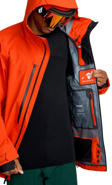 Volcom Anyox Guide Gore Pro Shell Jkt Orange Shock - M 