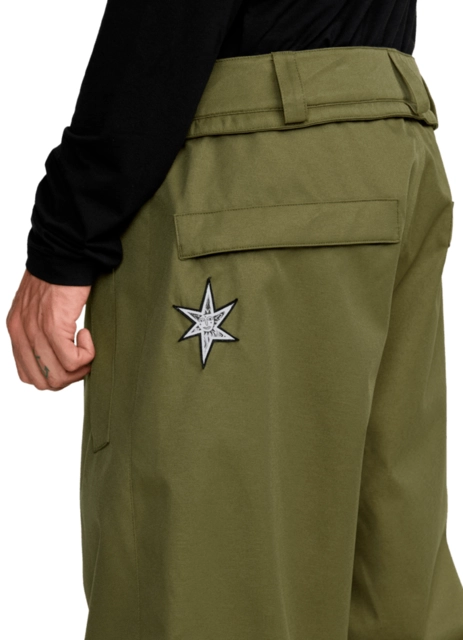 Volcom Arthur 20K Pant Dark Olive - L 