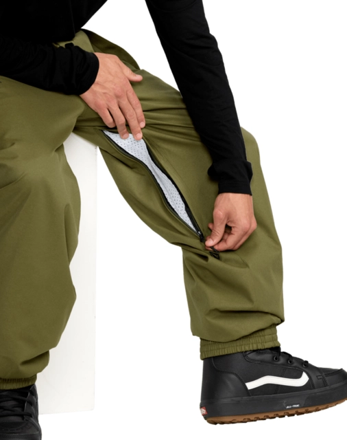 Volcom Arthur 20K Pant Dark Olive - L 