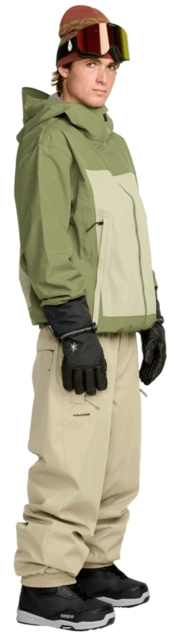 Volcom Arthur 20K Pant Moss Green - L 