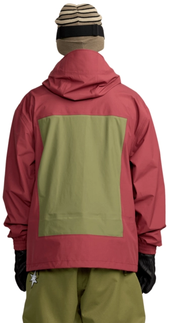 Volcom Arthur 3L Jacket Burnt Red - L 
