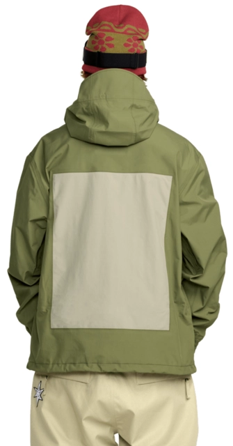 Volcom Arthur 3L Jacket Dark Olive - M 