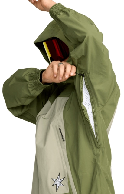 Volcom Arthur 3L Jacket Dark Olive - M 