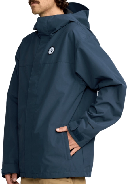 Volcom Buckthreeeighty Jacket Deep Blue - L 