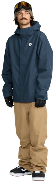 Volcom Buckthreeeighty Jacket Deep Blue - L 