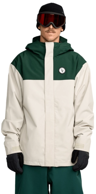 Volcom Buckthreeeighty Jacket Stone - L 