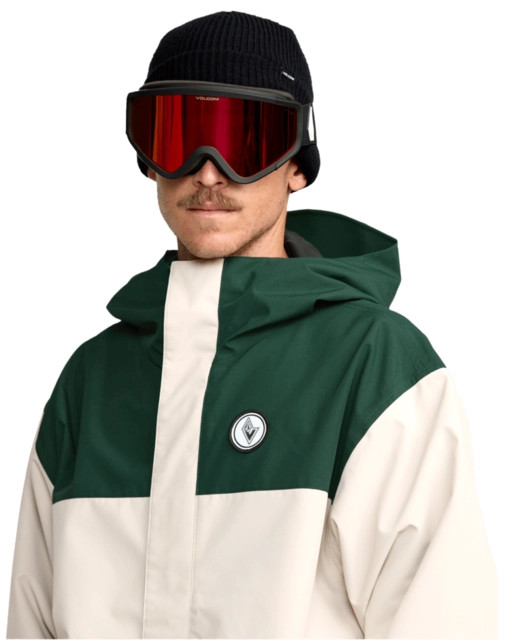 Volcom Buckthreeeighty Jacket Stone - L 