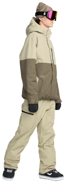 Volcom L Gore-Tex Pant Moss Green - L 