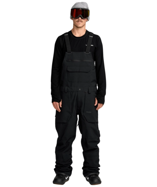 Volcom Roan Bib Overall Black - L 
