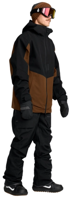 Volcom Roan Bib Overall Black - L 