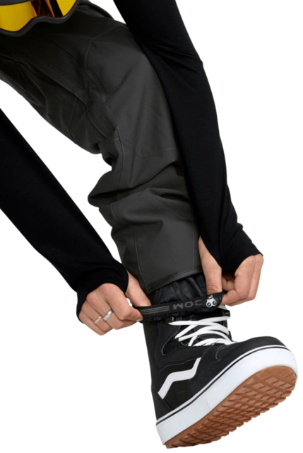 Volcom Roan Bib Overall Dark Grey - L 