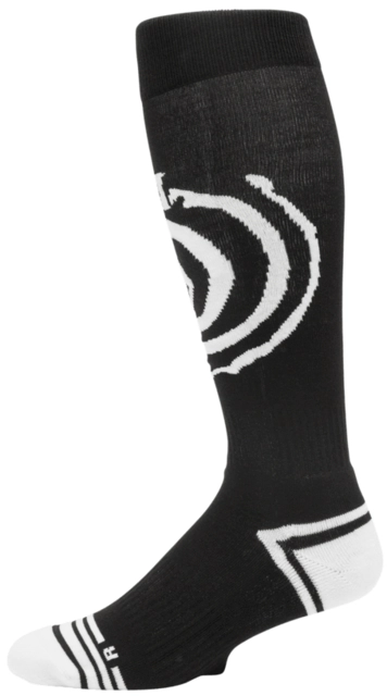 Volcom Spiral Over-The-Calf Sock Black - M 