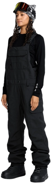 Volcom Creston 3D Stretch Bib Overall Black - L 