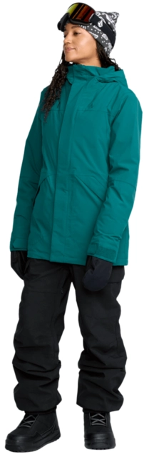 Volcom Creston 3D Stretch Bib Overall Black - L 