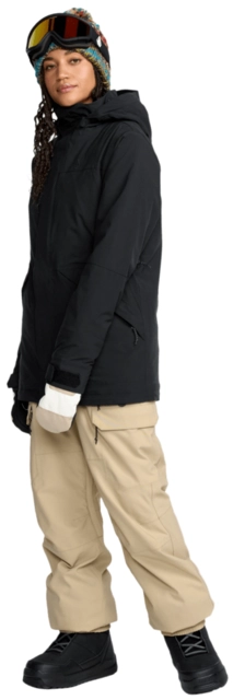 Volcom Creston 3D Stretch Bib Overall Oatmeal - L 