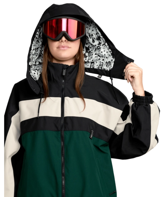 Volcom DLM Jacket Black Green - L 