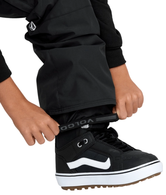 Volcom Barkley Ins Bib Overall Black - L/12år 