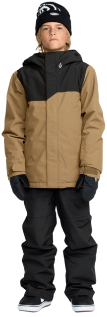 Volcom Barkley Ins Bib Overall Black - L/12år 