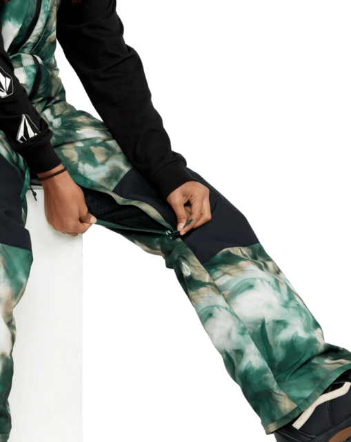 Volcom Barkley Ins Bib Overall Green - XL/14år 