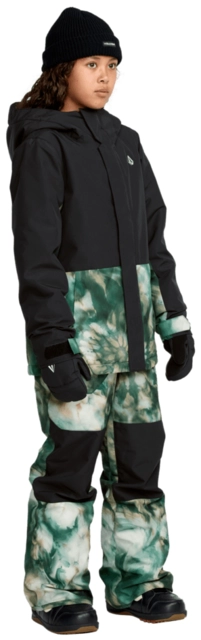 Volcom Barkley Ins Bib Overall Green - XL/14år 