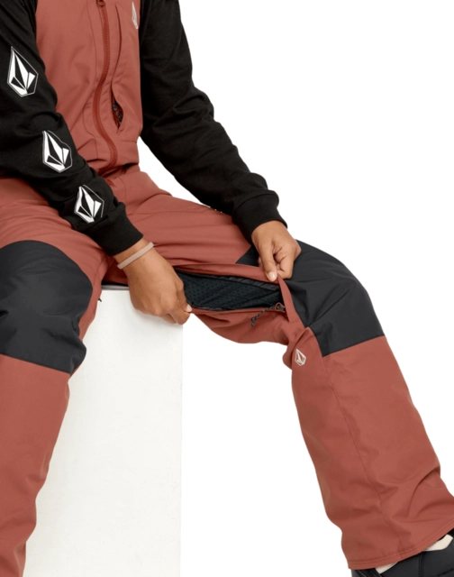 Volcom Barkley Ins Bib Overall Henna - XL/14år 