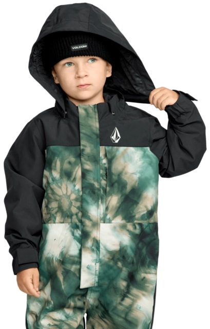 Volcom Little Flurry One Piece Green - 4år 