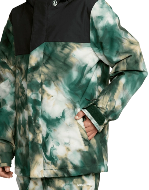 Volcom Stone.91 Ins Jacket Green - XL/14år 