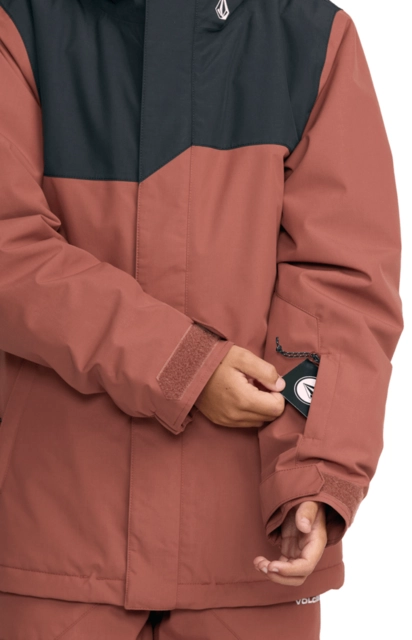 Volcom Stone.91 Ins Jacket Henna - S/8år 