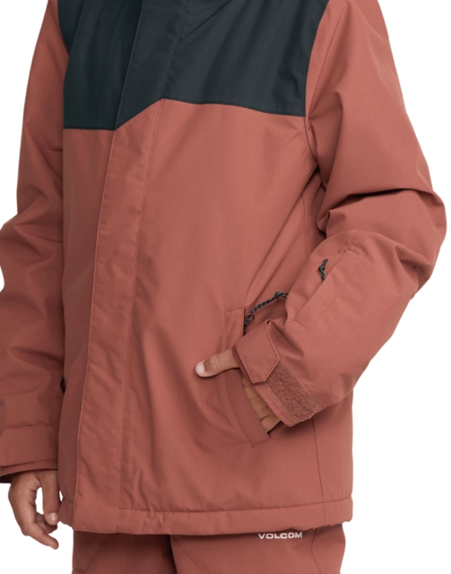 Volcom Stone.91 Ins Jacket Henna - S/8år 