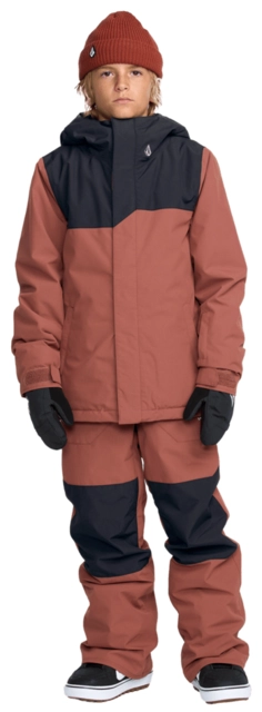 Volcom Stone.91 Ins Jacket Henna - S/8år 