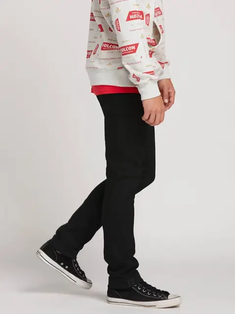 Volcom 2X4 Denim Black On Black-26/30 