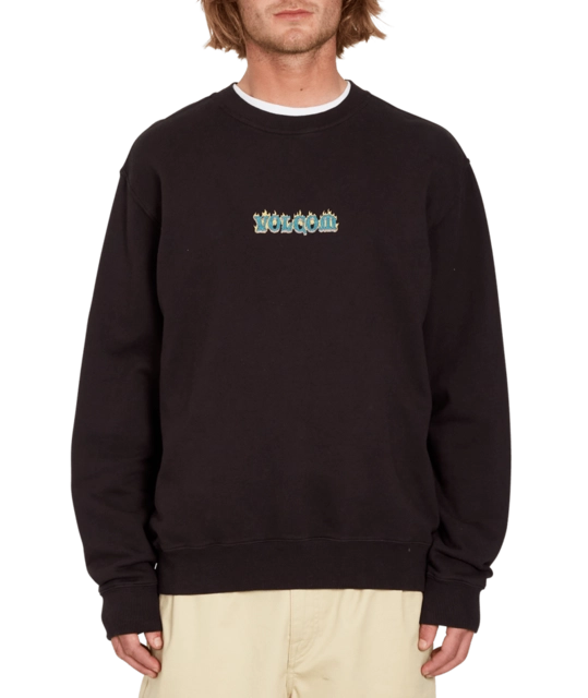 Volcom Alstone Crew Black - S 