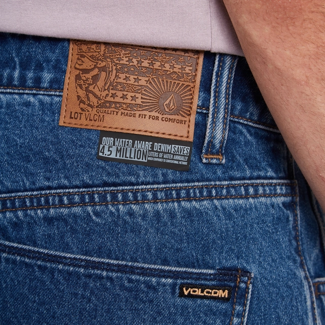 Volcom Billow Denim Oliver Mid Blue - 29 