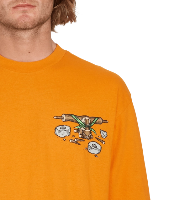 Volcom FA Todd Bratrud LS Tee Saffron - S 