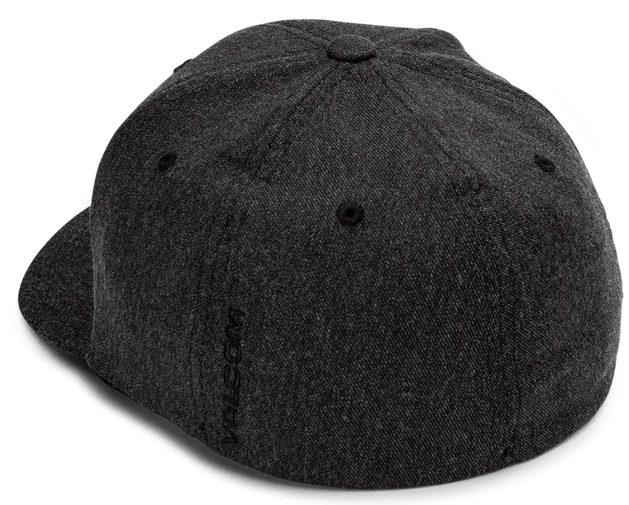 Volcom Full Stone Hthr Flexfit Hat Charcoal Heather - S/M 