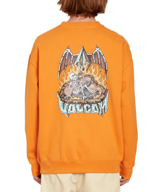 Volcom Nofing Crew Saffron - M 