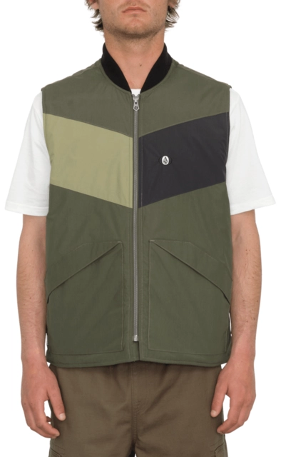 Volcom Prysmer Vest Squadron Green - M 