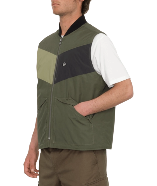 Volcom Prysmer Vest Squadron Green - M 